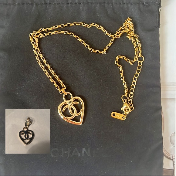 CHANEL Jewelry - repurposed necklace transferred from Chanel earrings